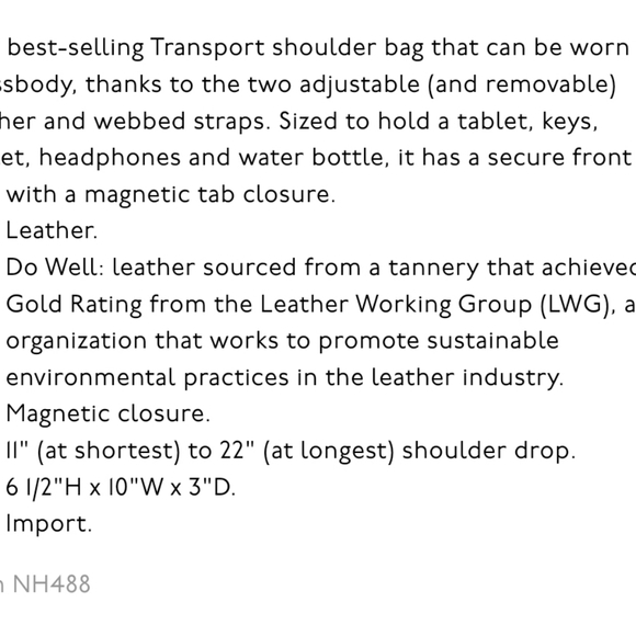 Madewell NWT Flap Shoulder Bag Gift w/ Purchase - Picture 4 of 6